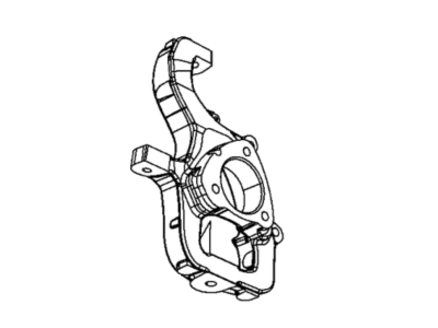 Ram Steering Knuckle - 68329800AA