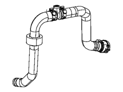 Jeep 68247038AA Hose - Heater Return