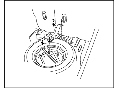 Dodge 82211050 STRAP KIT Tie Down