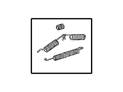 Mopar 5191308AB Spring Kit Brake Shoe Return