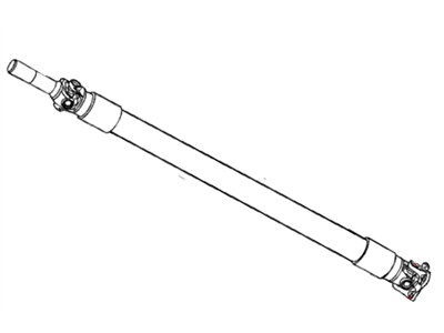 Dodge 52105926AA SHAFT Drive Rear 1-Piece