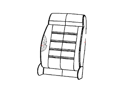 Jeep 1YG39KX1AA COVER Seat Back