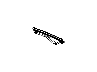 Mopar 68026904AA Rear Weatherstrip, Top Passenger Side