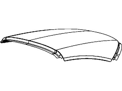 Mopar 1HY78TZZAA Center Roof Panel, Middle Top