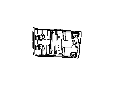 Mopar 68068150AA Retainer Overhead Console