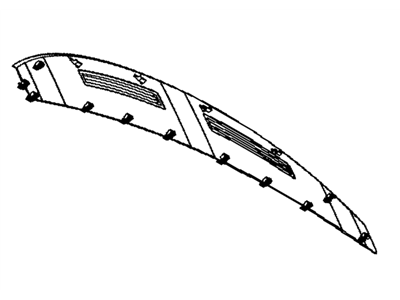 Dodge 1FT36XDVAD GRILLE Defroster