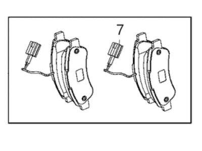 2020 Ram ProMaster 3500 Brake Pad - 68289463AA