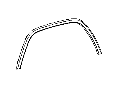 Mopar 1MP38RXFAC Molding Fender Retainers Serviced In Molding