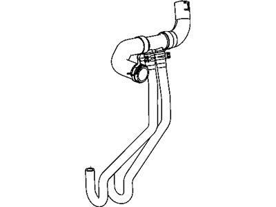 Dodge Magnum Radiator Hose - 4596509AD