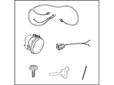 Mopar 82210406 Light Kit Fog