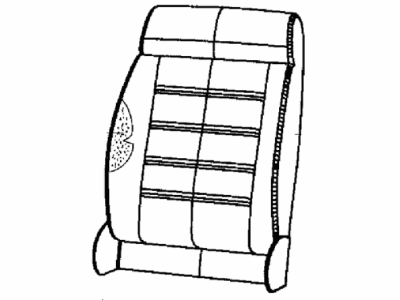 Jeep 6RS25MT2AA COVER Front Seat Back