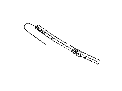 Dodge 55362086AA CHANNEL Door Glass