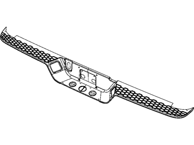 Ram 55112621AB STEP PAD Rear Bumper