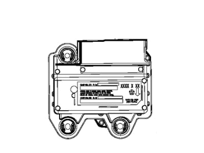 Mopar 68402852AD Module Occupant Restraint