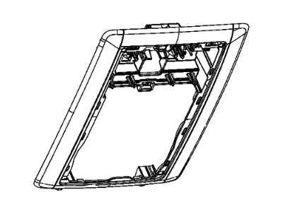 Ram 1UY23BD1AA BEZEL Overhead Console