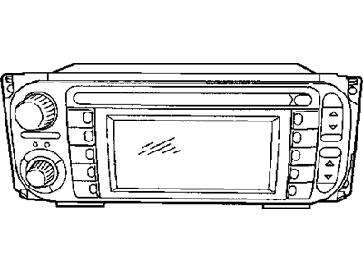 Chrysler 56043286AE RADIO AM/FM CD W/NAV/DVD & CD-CTRL