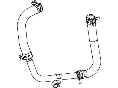Chrysler 55361424AB HOSE Coolant Bottle Outlet