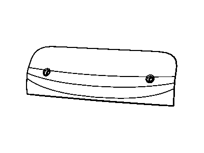 Mopar 55077425AD High Mount Lamp, Rear Center