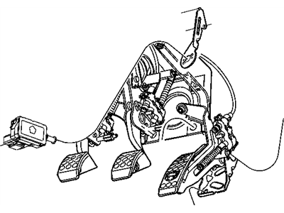 Dodge 5102047AA PAD Accelerator Pedal