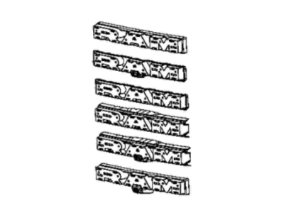 2019 Ram 1500 Emblem - 68293118AB