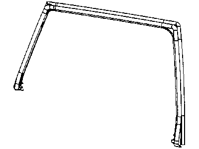 Jeep 55397044AB SEAL Half Door Front Upper