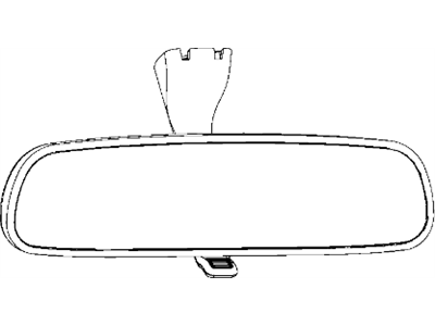 Chrysler 68206442AA MIRROR Inside Rear View