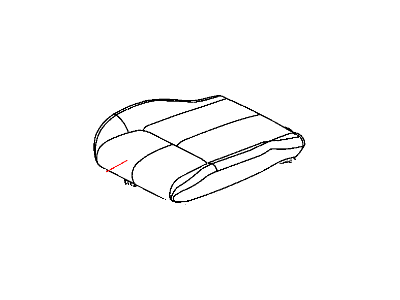 Dodge 1UQ02BD3AA COVER Front Seat Cushion