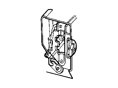 Jeep 55076011 LINK Key Cylinder To Latch