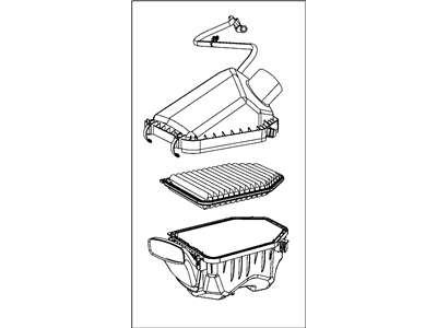 Jeep 4627063AD AIR CLEANER