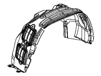 Jeep Cherokee Wheelhouse - 68209678AC