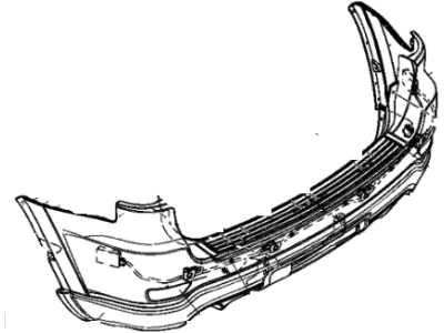 Jeep 1VQ68TBFAB FASCIA Rear Lower