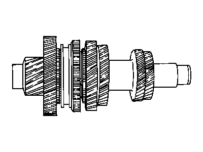 Chrysler 5072975AA OUTPUT SHAFT Transaxle