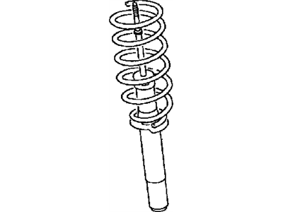 Mopar MB910507 Coil Spring, Blue/Orange, Front