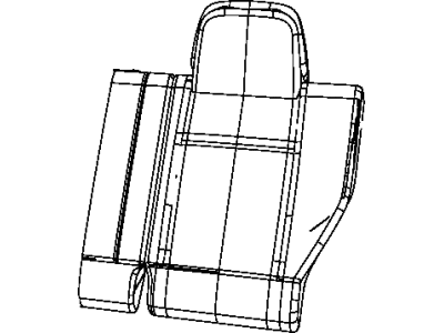 Jeep 6FG73HL1AA COVER Rear Seat Back Left