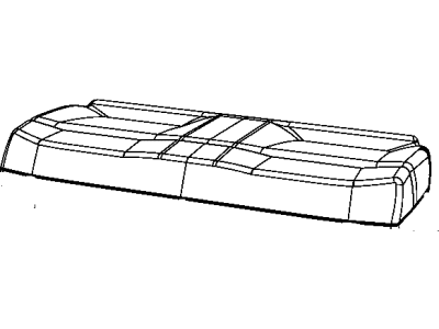 Jeep 6FG67HL1AA COVER Rear Seat Cushion