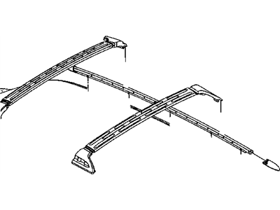 Chrysler 5303732AA COVER Luggage Rack