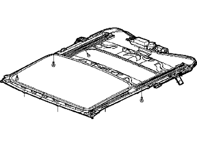 Chrysler 5016638AB SEAL Sunroof Glass