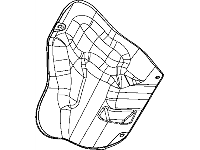 Ram 68213162AB TRAY Oil Drain