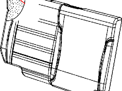 Jeep 5MH841X9AA COVER Rear Seat Back Right