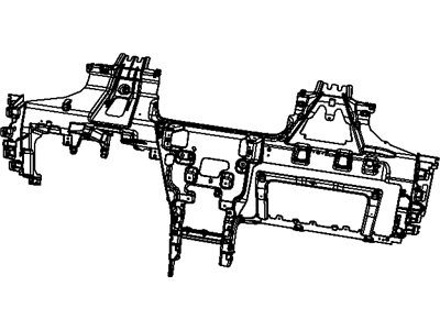 Jeep 5028853AC REINFORCEMENT Instrument Panel