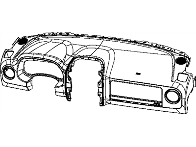 Mopar 1HM451DVAE Cover Instrument Panel