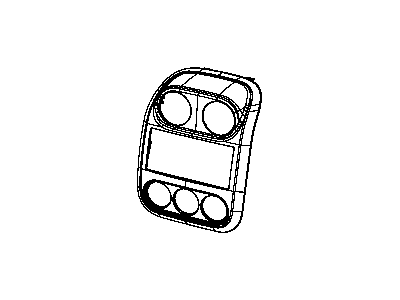 Mopar 1PL231DVAD Center Bezel