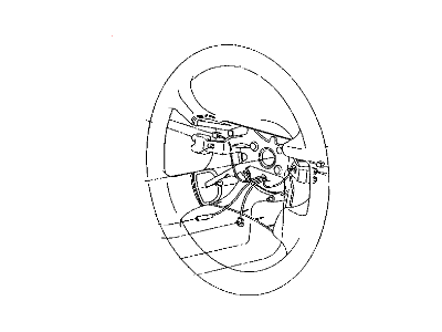 Chrysler Cirrus Steering Wheel - JF82SC8