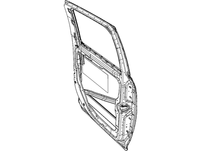 Ram 4589872AB DOOR Rear