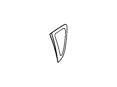 Mopar 5191234AB Glass Quarter Window