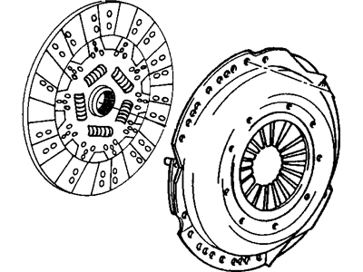 Dodge 4762857 CLUTCH KIT Pressure Plate and Disc