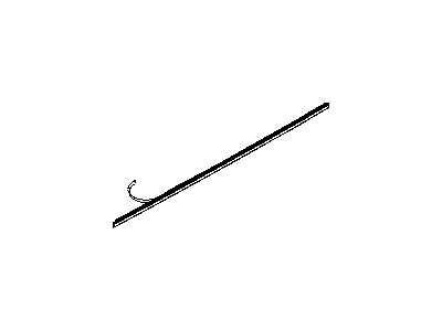 Mopar WG19WS2AC Body Side Molding, Silver, Front Driver Side