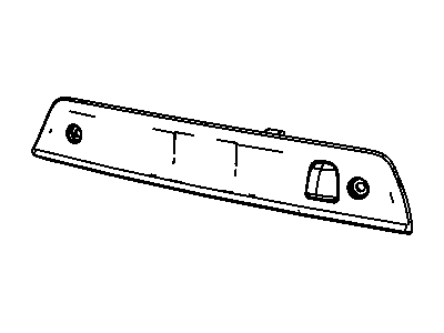 Mopar 55157397AD High Mount Lamp, Center