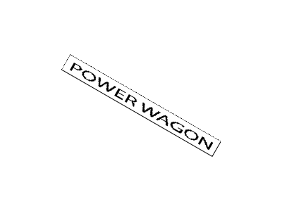 Ram 5182409AA DECAL Tailgate Power Wagon
