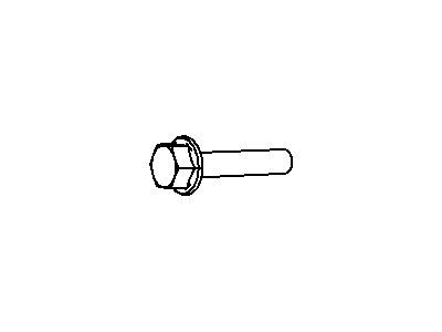 Mopar 6104183AA Bolt Hexagon Flange Head M6X1.0X30.00